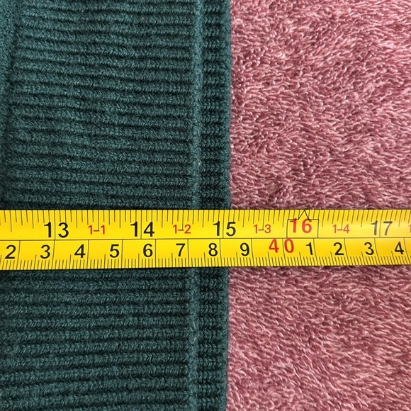 Aritzia Wilfred Free Mock Neck Sweater Emerald Green Merino Wool Small S Harper - Picture 9 of 9